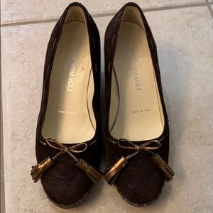 Bruno Magli wedges size 5